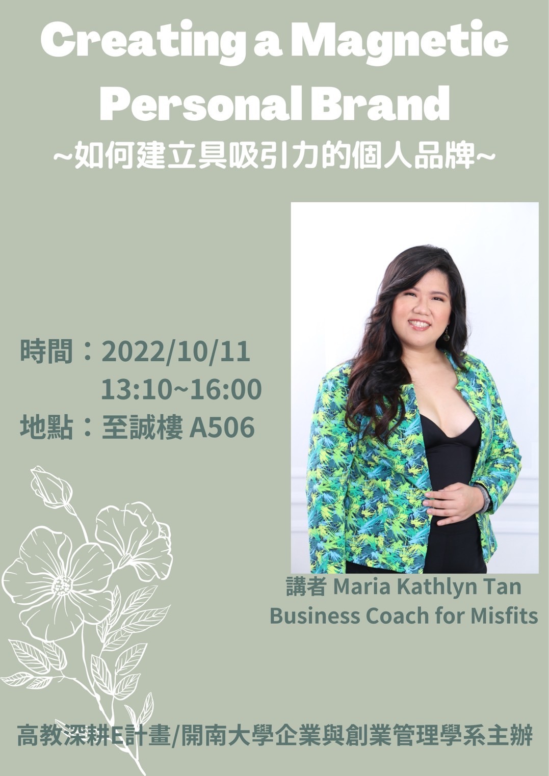 Maria Kathlyn Tan (Business coach for Misfits)